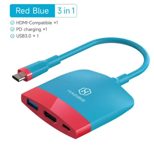 Dock para Nintendo Switch Estación de Acoplamiento Portátil USB C a HDMI