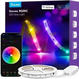 Tira de luces LED RGBIC 5Mts Govee  WIFI + Bluetooth