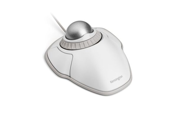 Mouse Trackball Orbit® con Anillo de Desplazamiento — Alámbrico Blanco