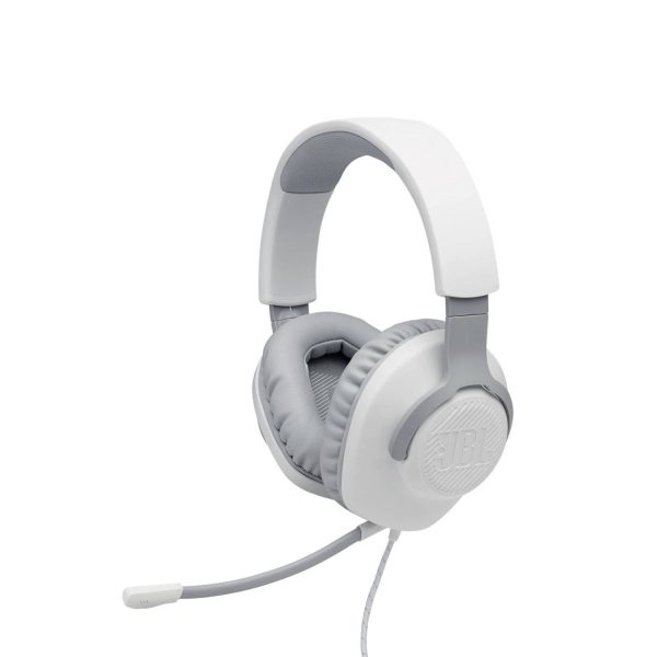 Audífono JBL Quantum 100 Con Cable Blanco