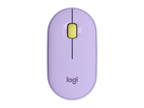 Mouse Logitech Pebble M350 Inalámbrico Bluetooth Color Lavanda