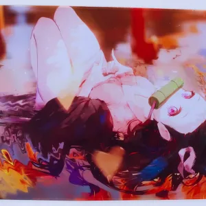 MousePad XXL Diseño Nezuko Kimetsu No Yaiba Demon Hunter 90x40cm Sin Bordado