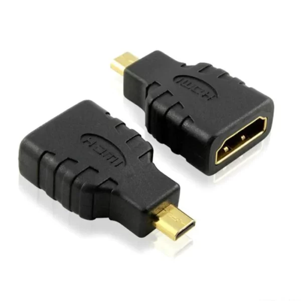 Adaptador Micro HDMI Macho a HDMI Hembra 1080P