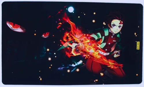 MousePad XL Diseño Demon Slayer - Kimetsu No Yaiba 61x35cm Sin Bordado