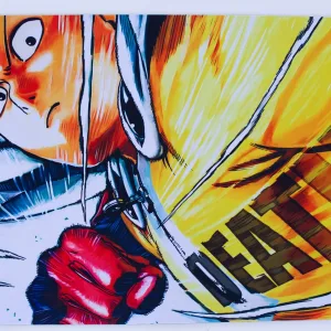 MousePad XL Diseño One Punch Man 61x35cm Sin Bordado