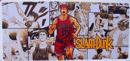 MousePad XXL Diseño Slam Dunk 90x40cm Bordado