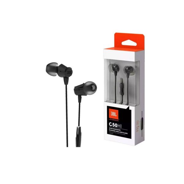 Audifonos C50HI IN-EAR jbl con cable negro