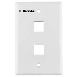 Placa frontal doble tipo 120 UL-NTW50122