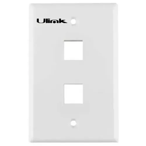 Placa frontal doble tipo 120 UL-NTW50122