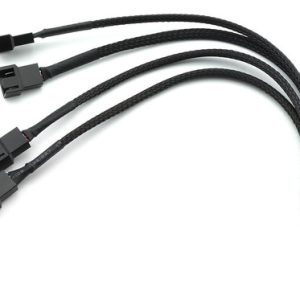 Cable de ventilador Pwm de 4 pines, 4 divisores, 27cm de largo
