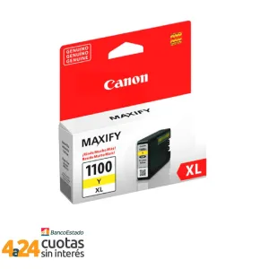 Tinta Canon Pgi-1100 Xl Yellow 1100 Maxify