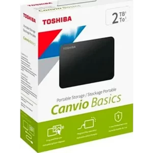 Disco Duro Externo Toshiba Canvio Basics 2TB 2.5" Black