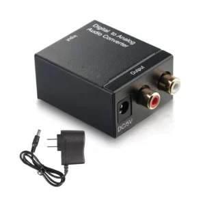 Conversor de audio digital-analógico óptico a RCA Aoweixun Orvesion