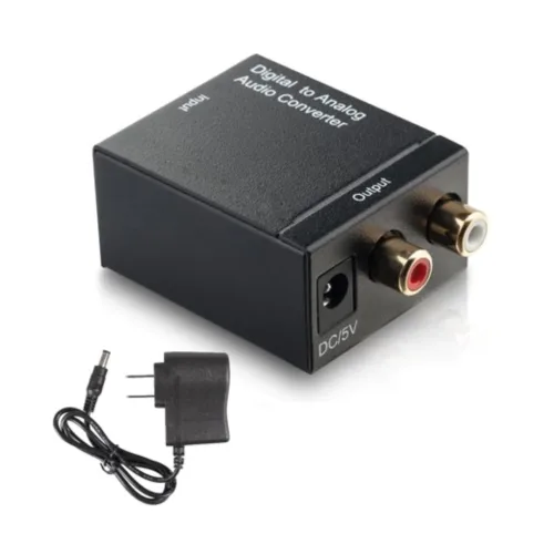 Conversor de audio digital-analógico óptico a RCA Aoweixun Orvesion