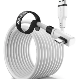Cable para lentes oculus link usb-c a 3.0 5 mt carga rápida