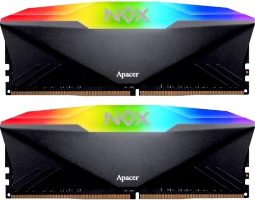 Memoria Ram Apacer Nox RGB Black DDR4 16GB (2x8GB) 3600Mhz