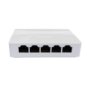 Switch 5 Puertos RJ45 Sin Bloqueo, Adaptativo 10/100/1000 Mb/s Hikvision