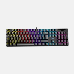 Teclado Mecanico Gamer Krom Kasic RGB Red Switch Español 100%