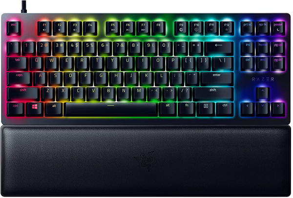 Teclado Razer Huntsman v2 Tenkeyless Español Switch Optico Linear Red