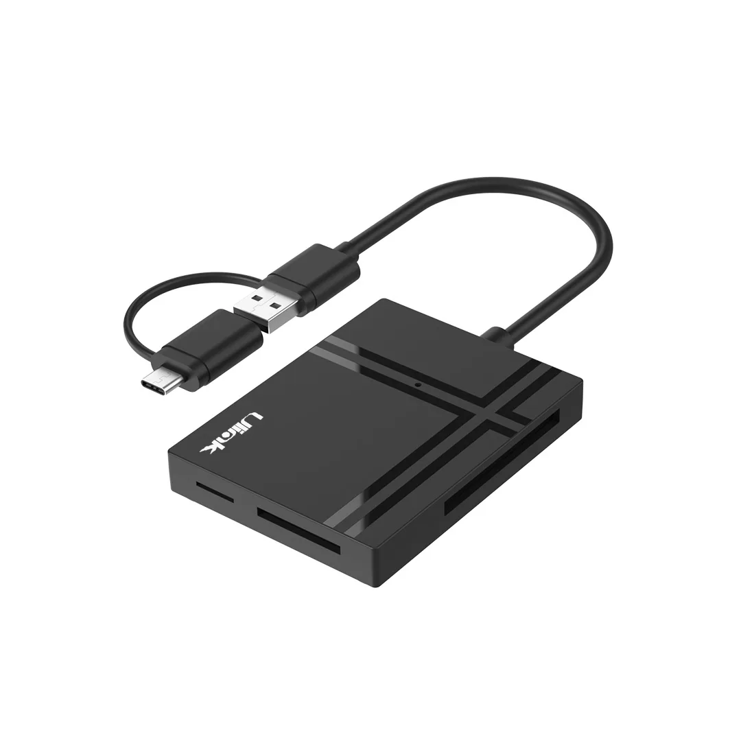 Lector de memoria universal Ulink USB 3.0 5 en 1 con adaptador USB C