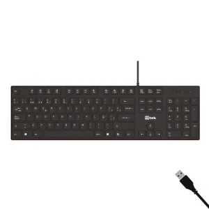 Teclado Ulink USB multimedia Slim UT-KB750