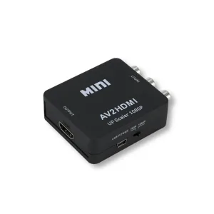 Conversor/ adaptador de RCA a HDMI color negro Ulink