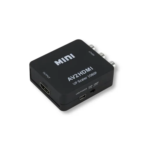 Conversor/ adaptador de RCA a HDMI color negro Ulink
