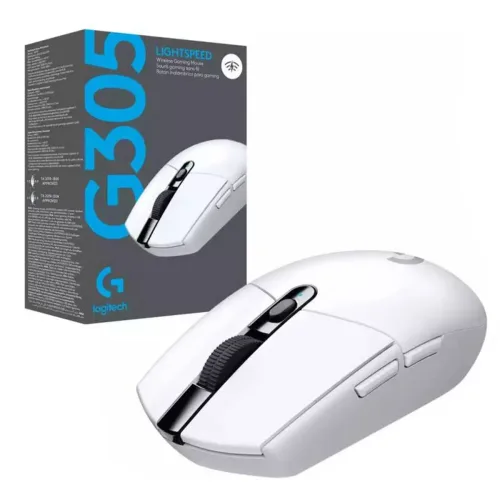 Mouse Gaming Inalámbrico Logitech G305 Lightspeed - Blanco