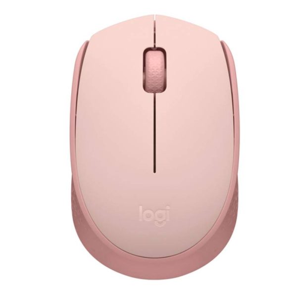 Mouse Inalámbrico Logitech M170, Compacto, Portatil Pink