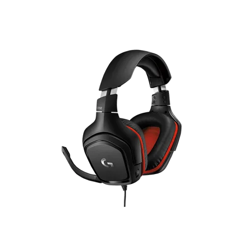 Audífonos Logitech G332 | Audífonos con cable estéreos con Micrófono para Juegos para PC, PS4, Xbox One, Nintendo Switch - Negro