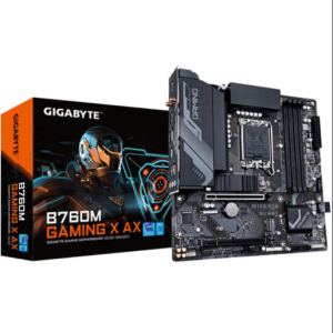 Placa Madre Gigabyte Micro ATX B760M GAMING X AX Socket  LGA 1700, DDR5, WiFi 6 - Intel