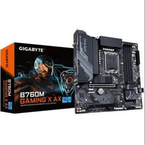 Placa Madre Gigabyte Micro ATX B760M GAMING X AX Socket  LGA 1700, DDR5, WiFi 6 - Intel