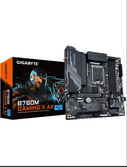 Placa Madre Gigabyte Micro ATX B760M GAMING X AX Socket  LGA 1700, DDR5, WiFi 6 - Intel