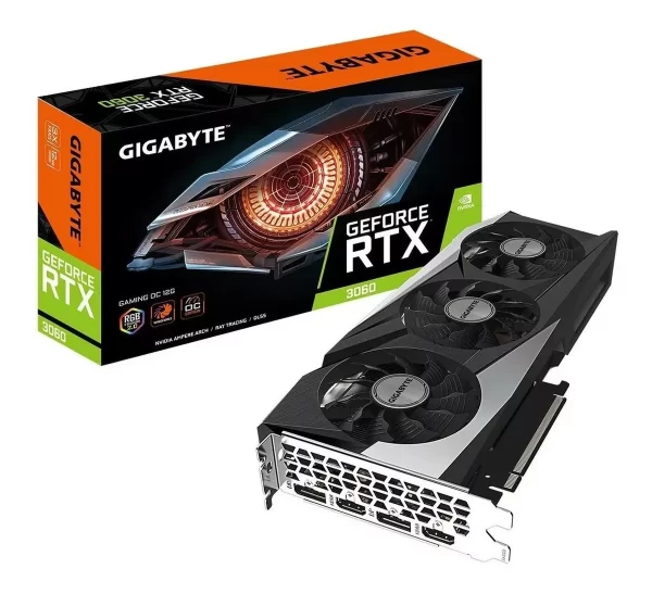 Tarjeta Grafica o video Gigabyte GeForce RTX™ 3060 GAMING OC 12G GV-N3060GAMING OC-12G
