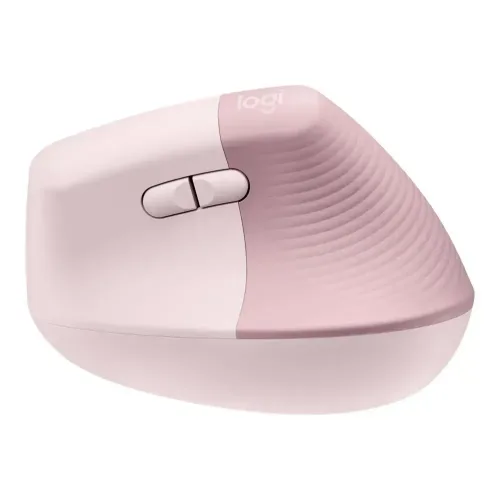 Mouse Logitech Ergonómico Lift Vertical, 6 botones programables - Pink - Imagen 2