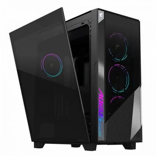Gabinete Gaming AORUS AC500G ST, Torre Media, Vidrio Templado, USB Tipo C, 4 Ventiladores ARBG GB-AC500G ST - Imagen 3