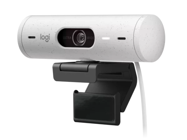 WebCam Brio 500 Logitech | Camara Web Full HD con HDR Blanco 1080p 30fps y 720p 60fps