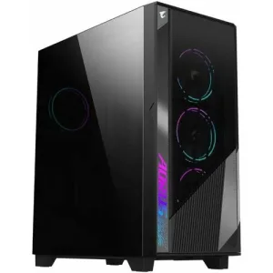 Gabinete Gaming AORUS AC500G ST, Torre Media, Vidrio Templado, USB Tipo C, 4 Ventiladores ARBG GB-AC500G ST