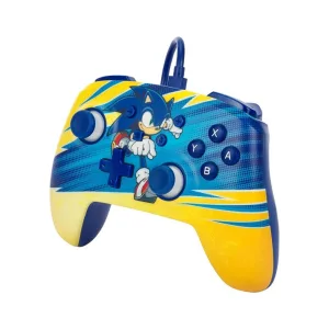 Control  joystick   Alambrico de nintendo switch Sonic Power A Yellow/Blue