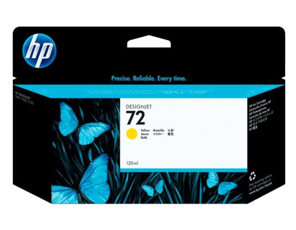 Tinta Hp 72 Amarillo 130Ml Fuera de fecha (b2)