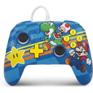 Control  joystick  de nintendo switch alambrico Power A edicion Super Mario