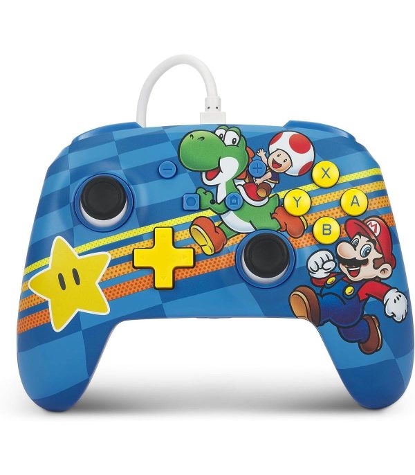 Control  joystick  de nintendo switch alambrico Power A edicion Super Mario