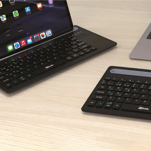 Teclado Inalámbrico con Touchpad Bluetooth 5.0 y 2,4Ghz , recargable UTEK - Imagen 2