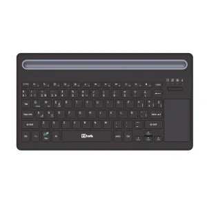 Teclado Inalámbrico con Touchpad Bluetooth 5.0 y 2,4Ghz , recargable UTEK