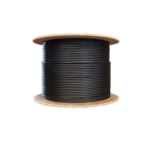 Cable red exterior Cat6, 23 AWG, 100% cobre, 4x2x0,52, carrete de 100 mts