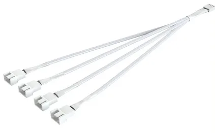 TEUCER Cable Adaptador de Ventilador PWM de 4 Pines