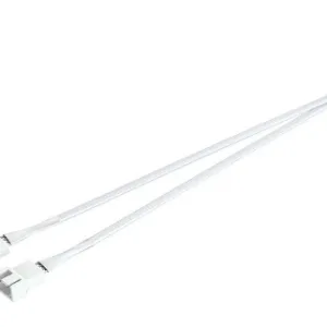 TEUCER Cable Divisor PWM Hembra de 4 Pines Y a 3/4 Pines Para Placa Base Blanco