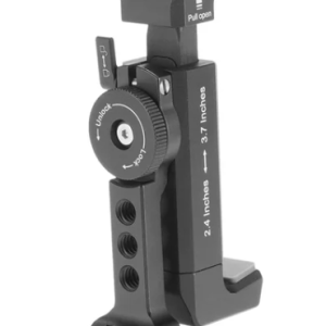 Soporte de Trípode de Metal para Teléfono+Zapata Fría Giratoria 360 ángulos