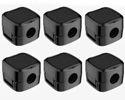 Organizador De Cable Soporte Ajustable Para Cables Debajo Del Escritorio Negro/ blanco - Imagen 2
