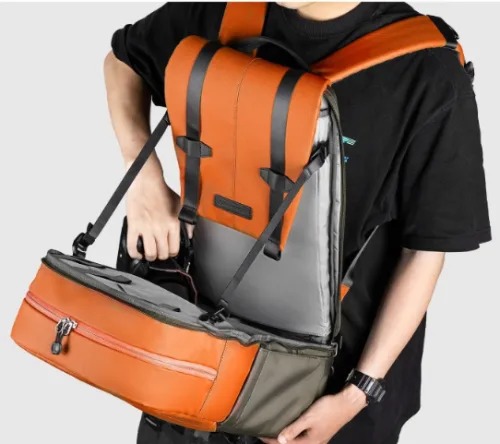 Mochila para cámara de viaje diseño ergonómico de acceso rápido - Imagen 3